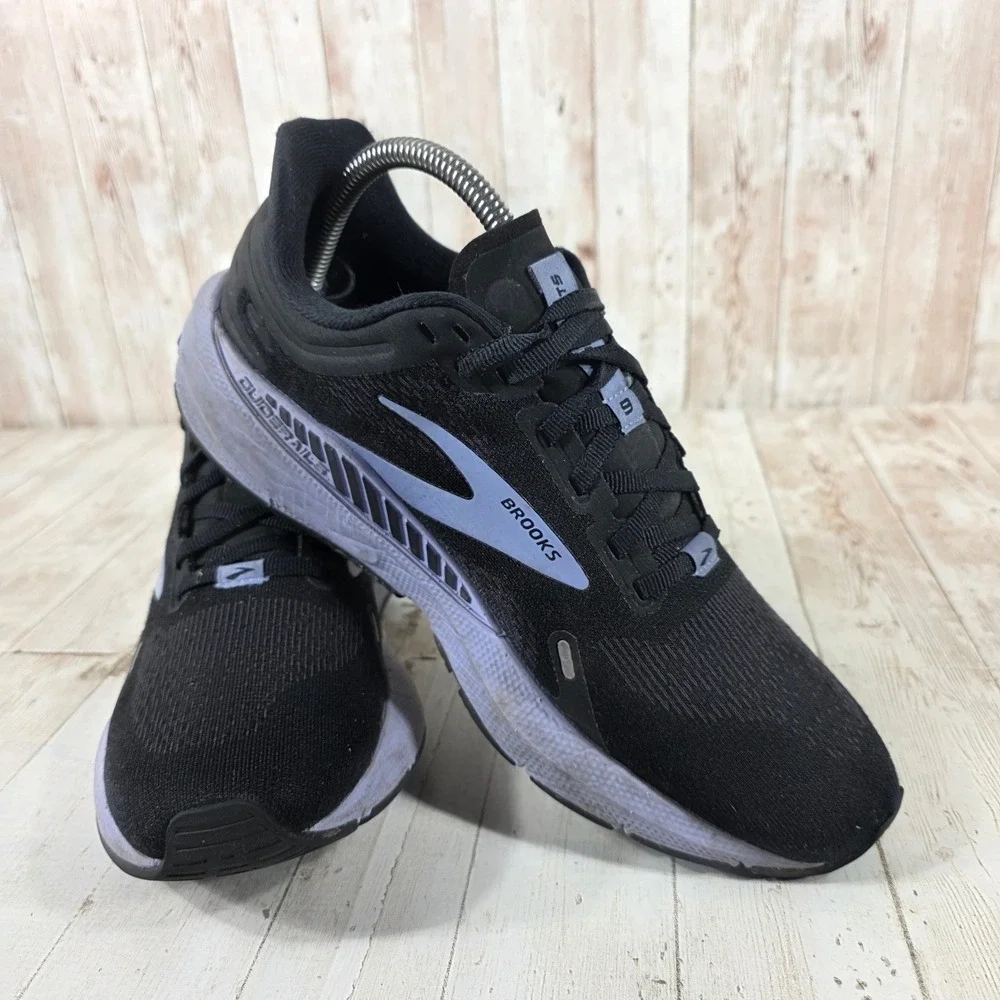 Brooks Launch GTS 9 Womens Running Shoes Black Purple 1203741B060 Size 9